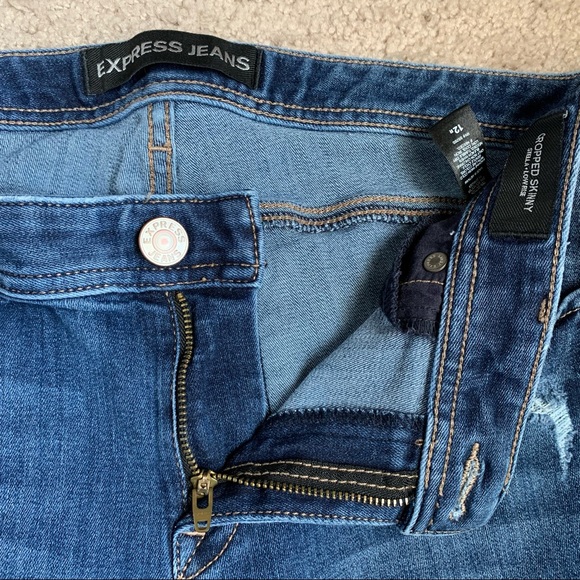 Express Stella Cropped Skinny Jeans - Picture 9 of 11